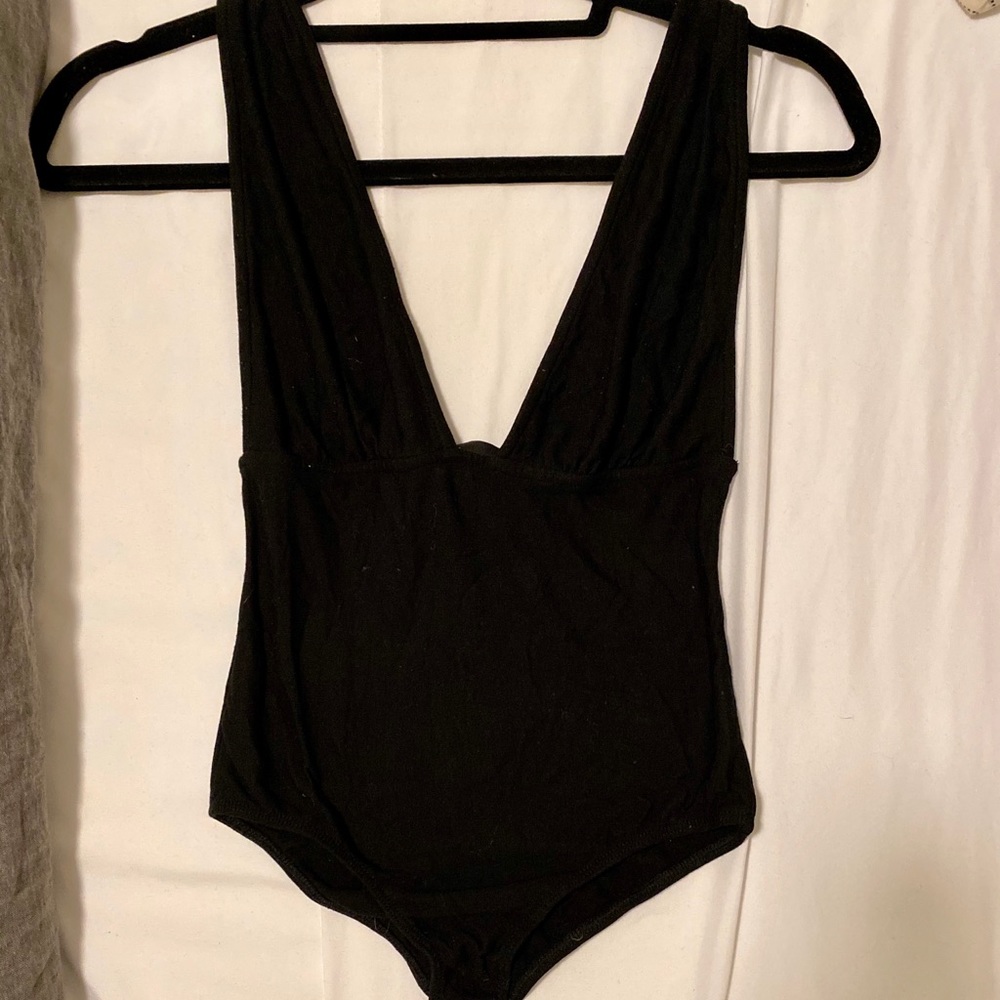 Nasty Gal Deep Plunge Bodysuit